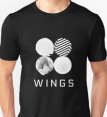 BTS Wings Logo (Black) Unisex T-Shirt