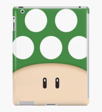Green 1UP Mushroom iPad Case/Skin