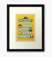 Daft Plumber Framed Print
