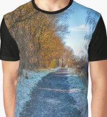 Winter Path in Scotland Graphic T-Shirt