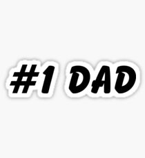 #1 Dad Sticker