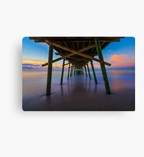 Bogue Inlet Pier at Dawn Canvas Print