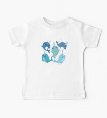 Camiseta para bebés Patrón Narwhal