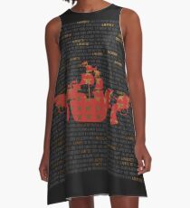 Hamilton - Guns And Ships A-Line Dress