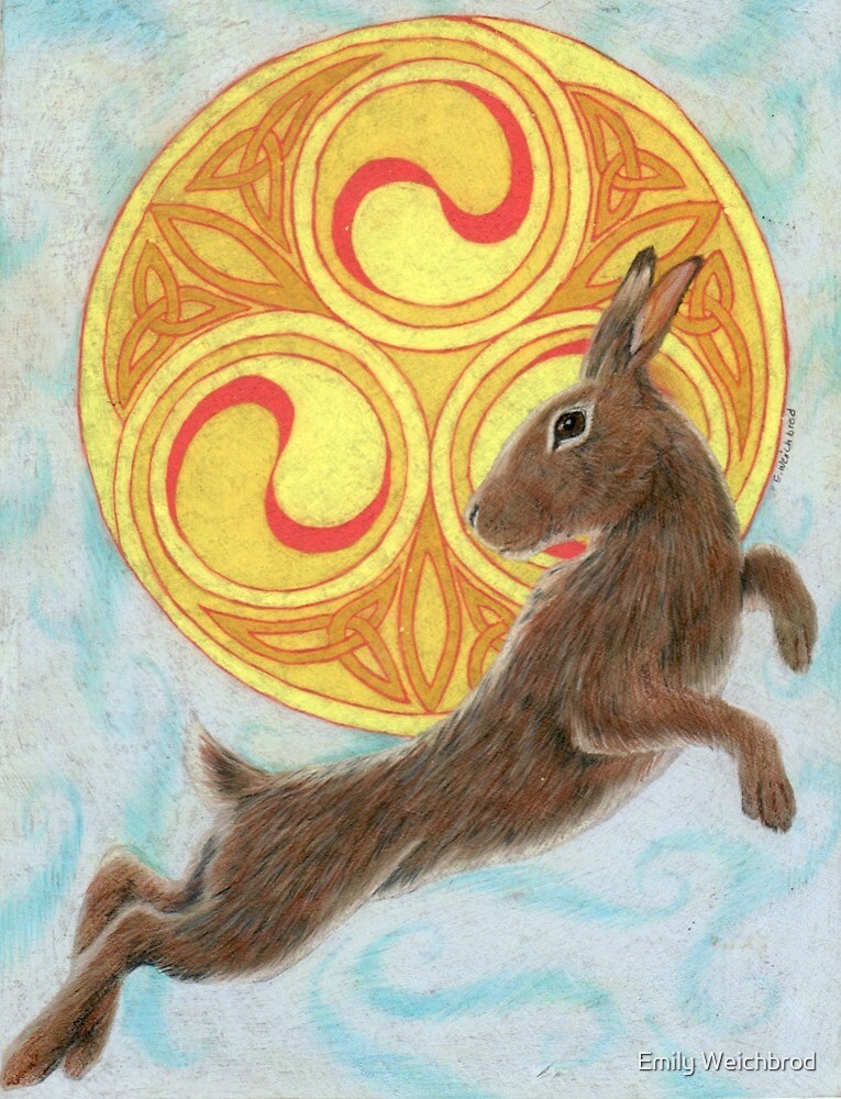Sun Dancer Rabbit by Emily Weichbrod