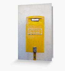 Poste Vaticane Greeting Card