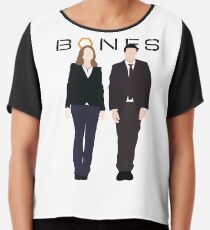 Bones Chiffon Top