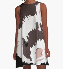 Ferret head A-Line Dress