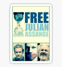 Kostenlos Julian Assange Sticker