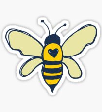 Bees and Flowers Sticker