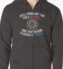 Always Physics Zipped Hoodie