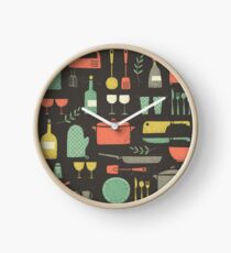 Love Your Kitchen. Retro Edition Clock