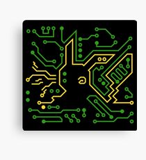 Electric Circuit Canvas Print
