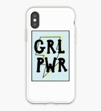 Vinilo o funda para iPhone GRL PWR