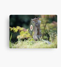 Squirrelisimo book club Canvas Print