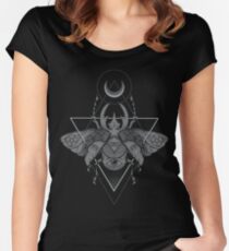 Occult Beetle Women's Fitted Scoop T-Shirt