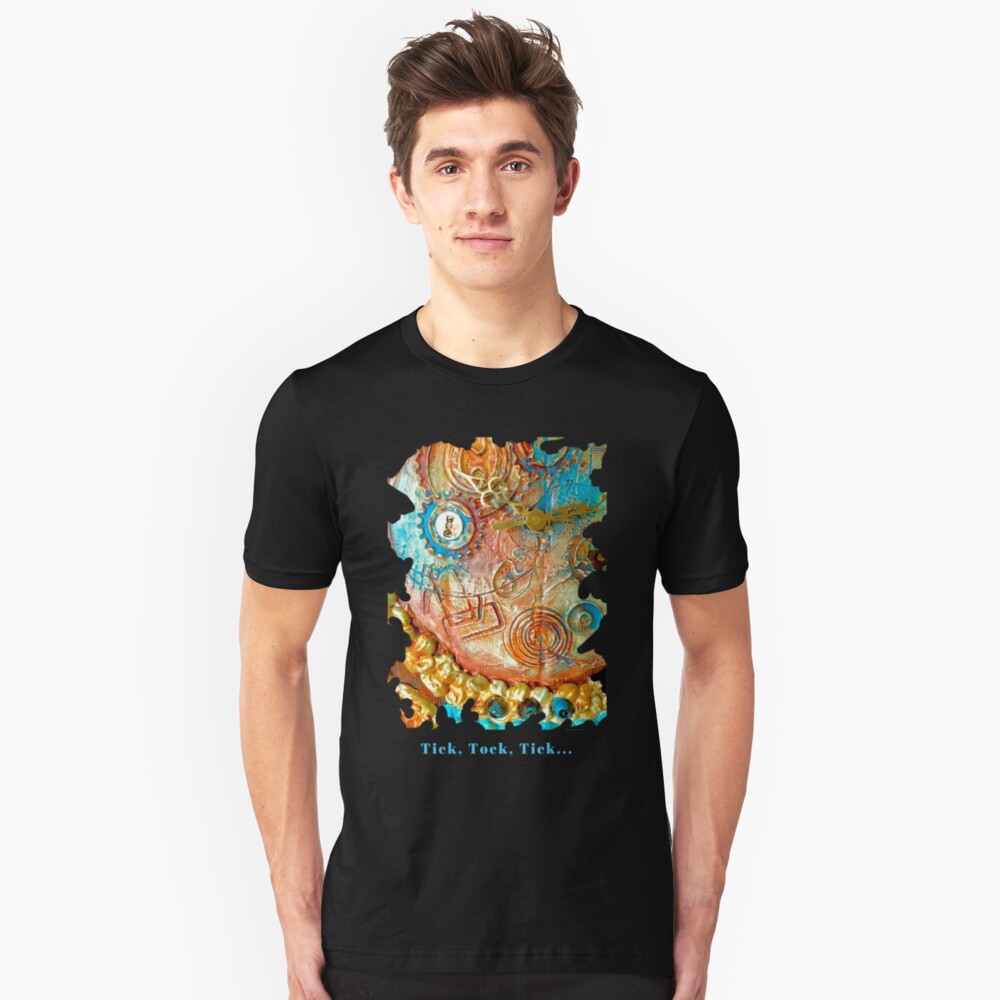 COOL STEAMPUNK - TICK TOCK TICK Slim Fit T-Shirt