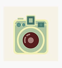 Vintage Square Camera Photographic Print