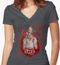 voices in my head Women's Fitted V-Neck T-Shirt