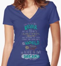 Hillary Clinton Quote - Version 2 Women's Fitted V-Neck T-Shirt