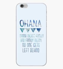 Vinilo o funda para iPhone Ohana significa familia