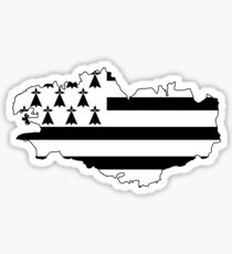 Brittany France Flag Sticker