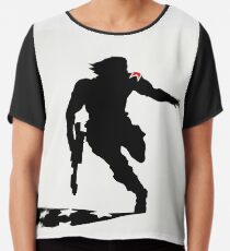 The Winter Solider Silhouette Chiffon Top