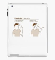 FacePalm iPad Case/Skin