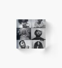 TDE - Kendrick, Ab-soul, Q, Jay Rock, Isaiah, SZA Acrylic Block