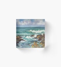 View from Kenny Walk at Nobby Head Acrylic Block