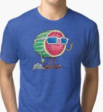 Watermelon Skater Tri-blend T-Shirt