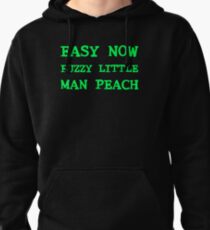 Easy Now Fuzzy Little Man Peach Pullover Hoodie