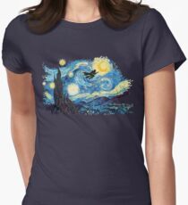 Camiseta entallada para mujer magia estrellada