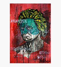 pop art Beethoven abstract ink painting Photographic Print