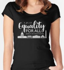 Women's March On Washington 2017 Women's Fitted Scoop T-Shirt
