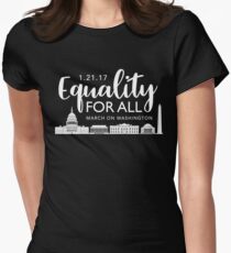 Women's March On Washington 2017 Women's Fitted T-Shirt