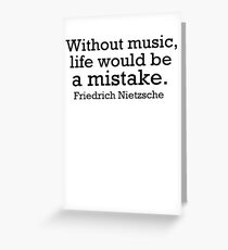 Music Greeting Card