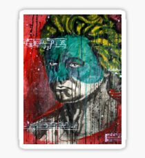 pop art Beethoven abstract ink painting Sticker