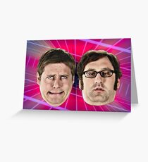 Tim und Eric Awesome Show Grußkarte