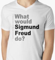 What would Sigmund Freud do? 2 Men's V-Neck T-Shirt