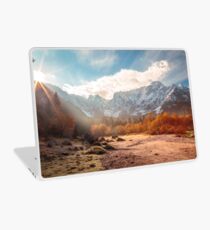 autumn sunrinse in the valley Laptop Skin