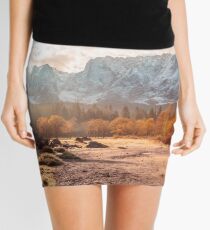 autumn sunrinse in the valley Mini Skirt