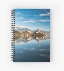 morning at the lake of Bled Spiral Notebook