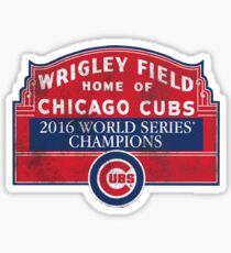 Cubs 2016 World Series Champions Sticker