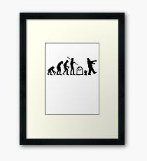 Zombie Evolution II Framed Print