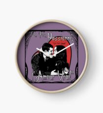 Reloj "¡Un Fou, Passionné, l'Amour Vrai!" - ¡Un amor loco, apasionado y verdadero! (púrpura)