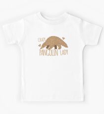 Crazy Pangolin Lady Kids Tee