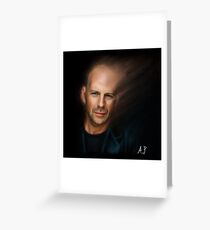 Bruce Willis Greeting Card