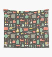 Love Your Kitchen. Retro Edition Wall Tapestry