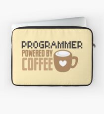 Programmer powered by coffee Laptop Sleeve